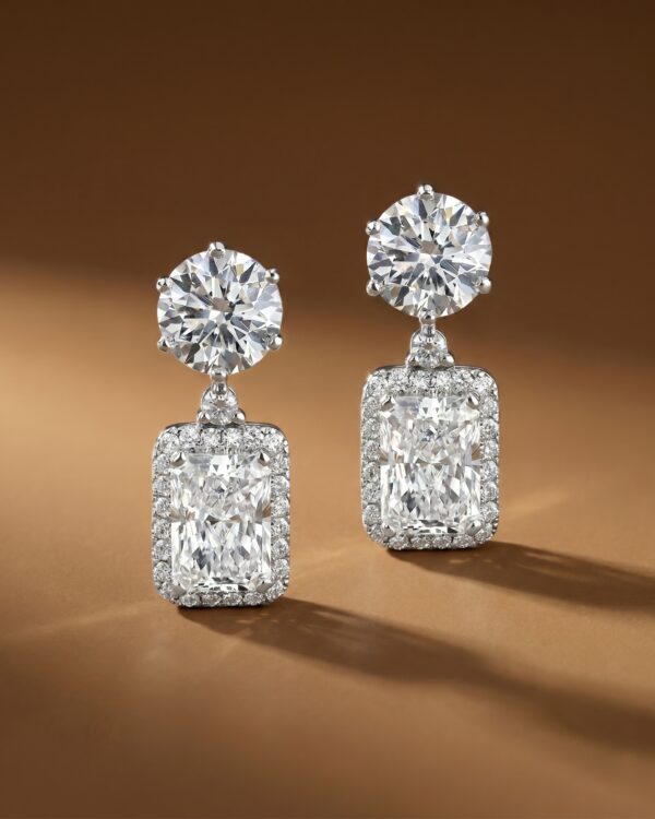 ต่างหูเพชร Kimberley Dangling Earrings