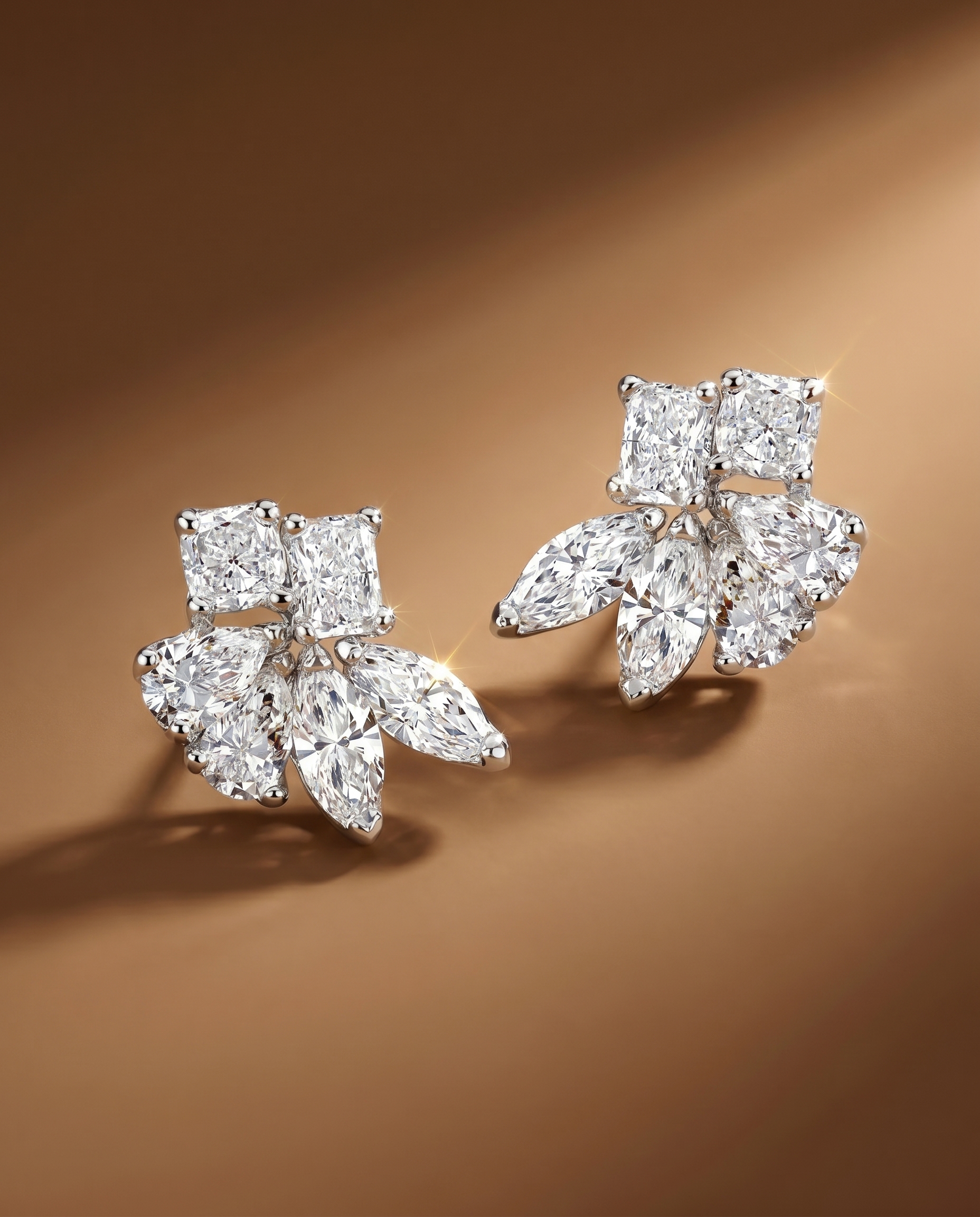 ต่างหูเพชร Stardust Earrings