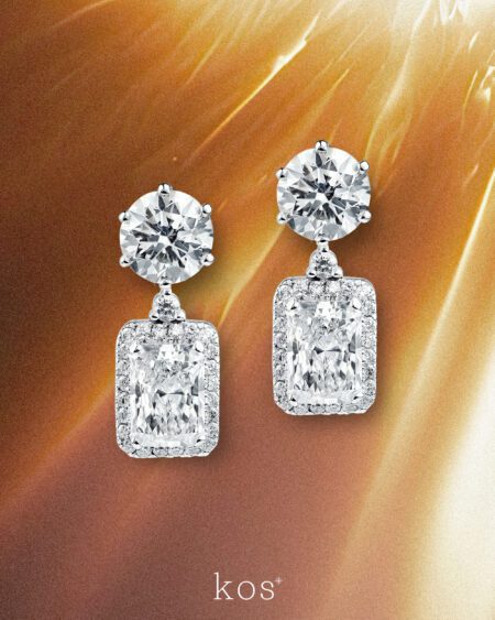 ต่างหูเพชร Kimberley Dangling Earrings