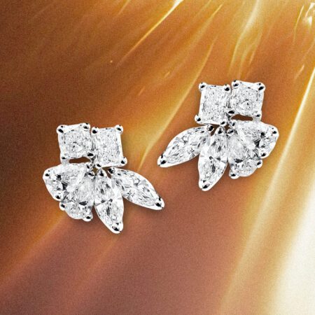 ต่างหูเพชร Stardust Earrings