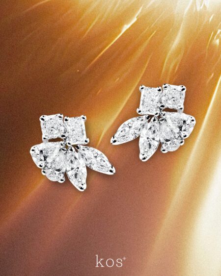 ต่างหูเพชร Stardust Earrings