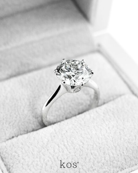 แหวนเพชรเม็ดเดี่ยว The Classic Round Solitaire