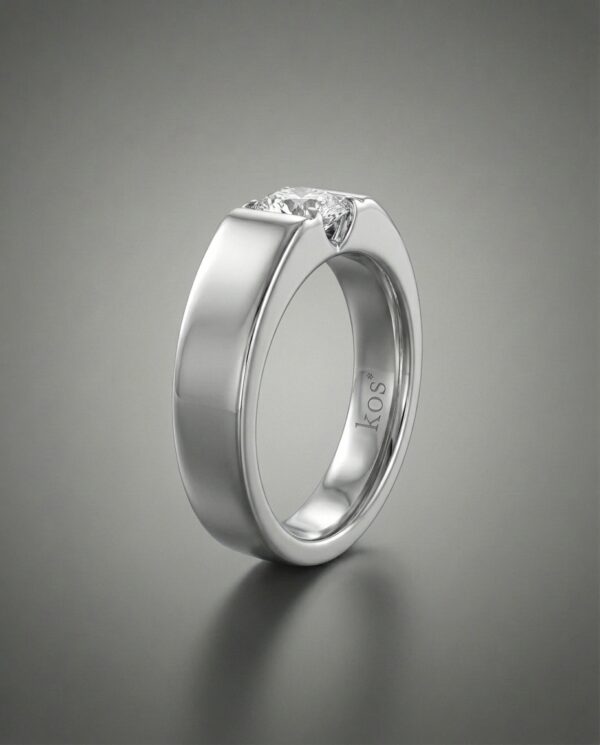 แหวนชายดีไซน์ Classic เพชรกลม 30 ตัง