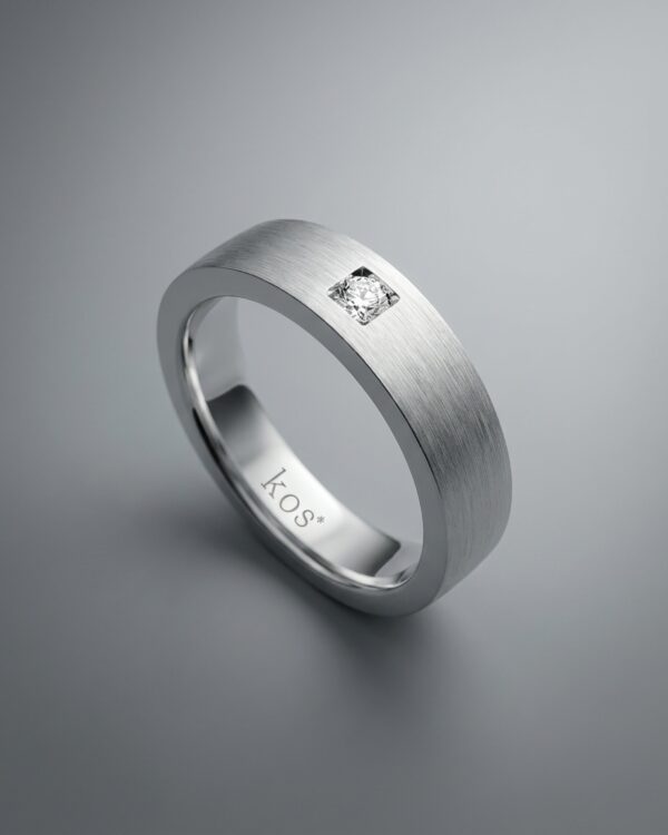 แหวนชาย Noble Men’s Solitaire เพชรกลม