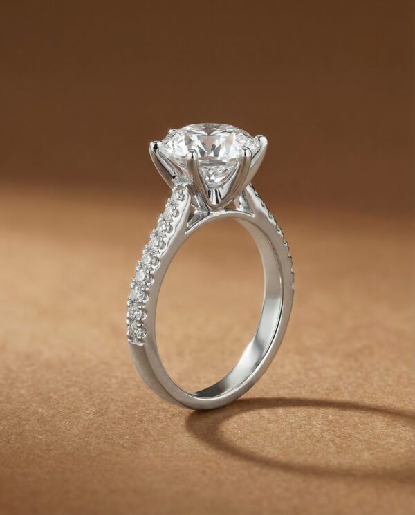 แหวนหมั้นเพชรแท้-6-หนามเตย-Lillian-Round-Brilliant