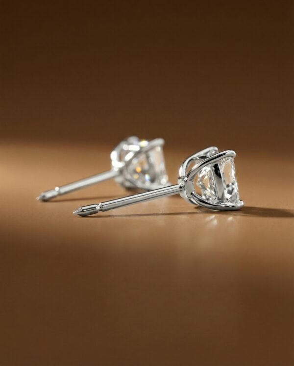 ต่างหูเม็ดเดี่ยว เพชร Princess