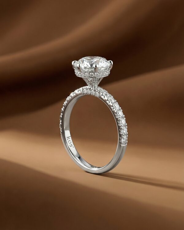 แหวนหมั้น-เพชรชู-6-เตย-ประดับเพชรใต้ท้องแหวน-kos-jewelry