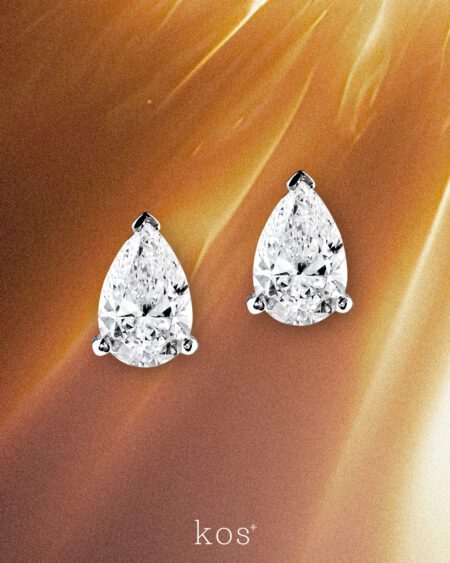 ต่างหูเพชรหยดน้ำ