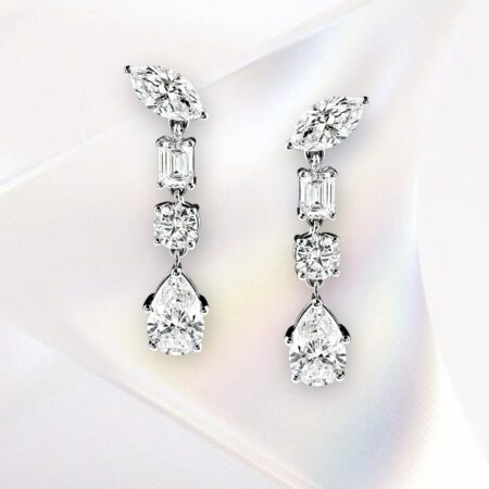 Two-ways earrings, Marquise Stud and the Dangling earrings