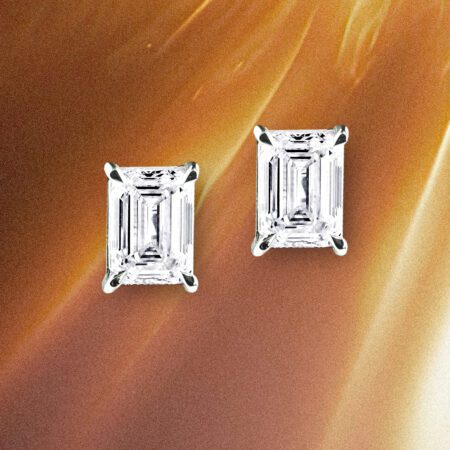 Emerald Stud Earrings