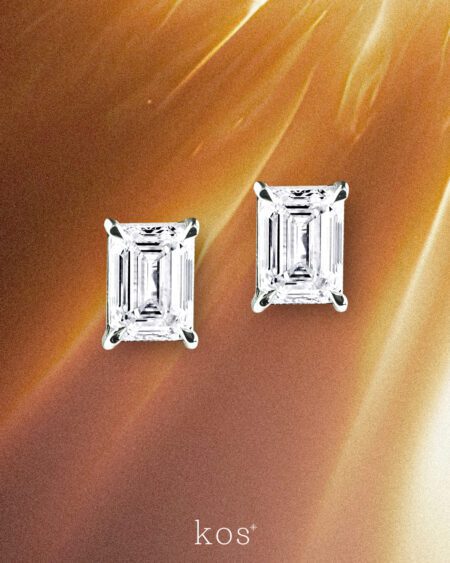 Emerald Stud Earrings