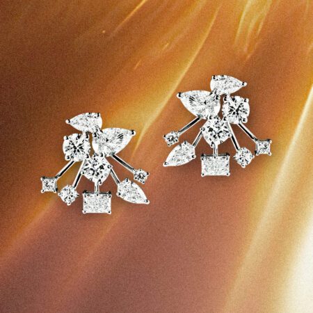 ต่างหูเพชร Emilia Detachable Earrings