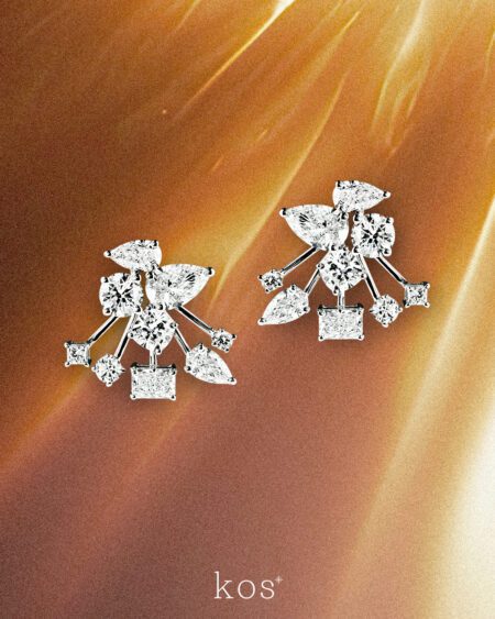 ต่างหูเพชร Emilia Detachable Earrings