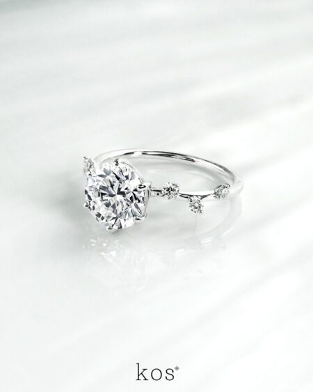 แหวนเพชรกลม Fiona Round Brilliant