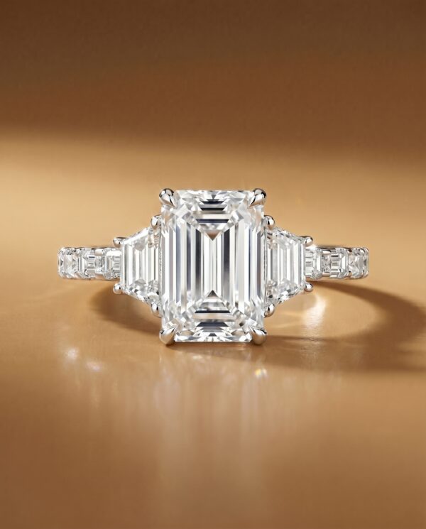 แหวนเพชร Emerald Lover Ring