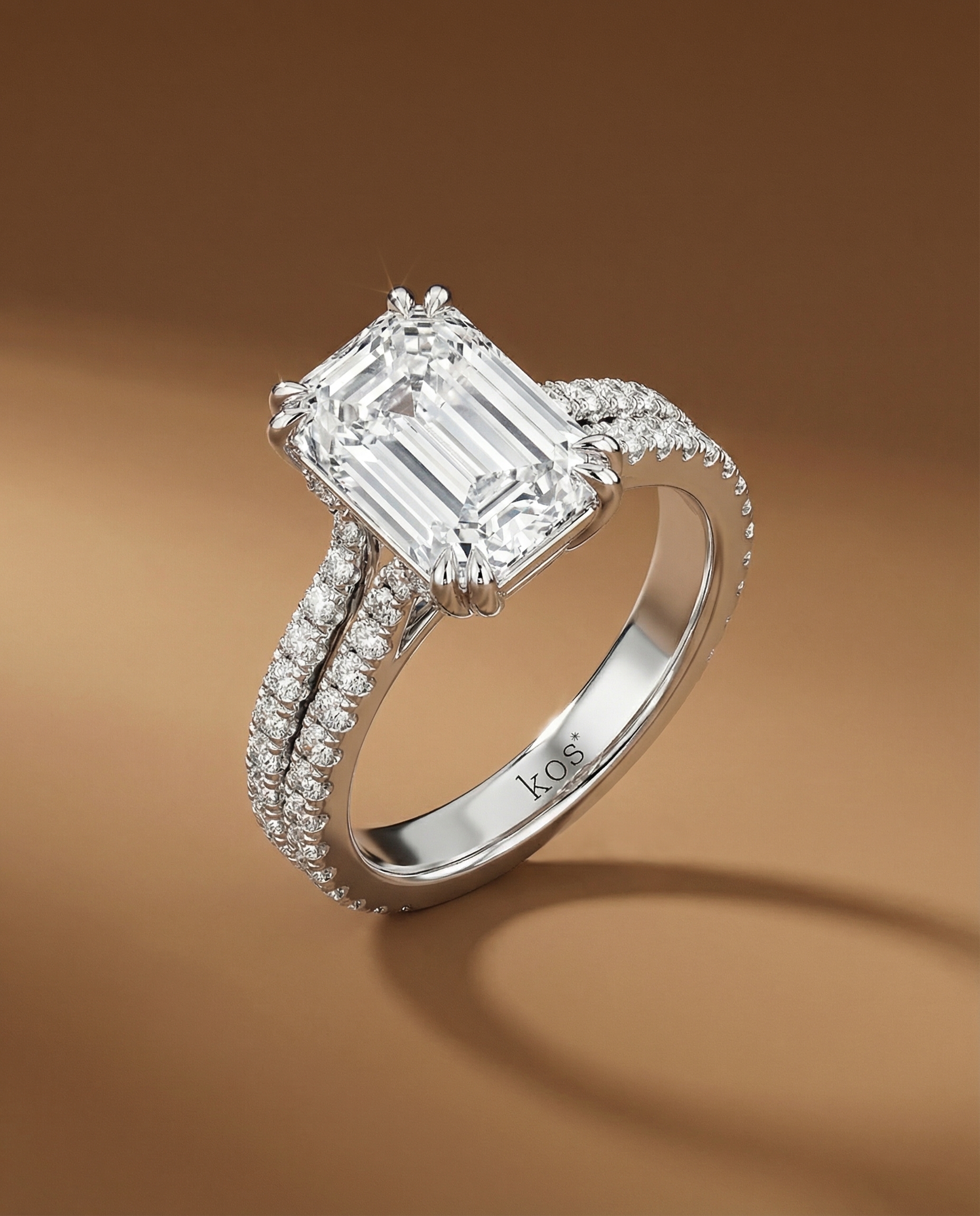 แหวนเพชร Emerald