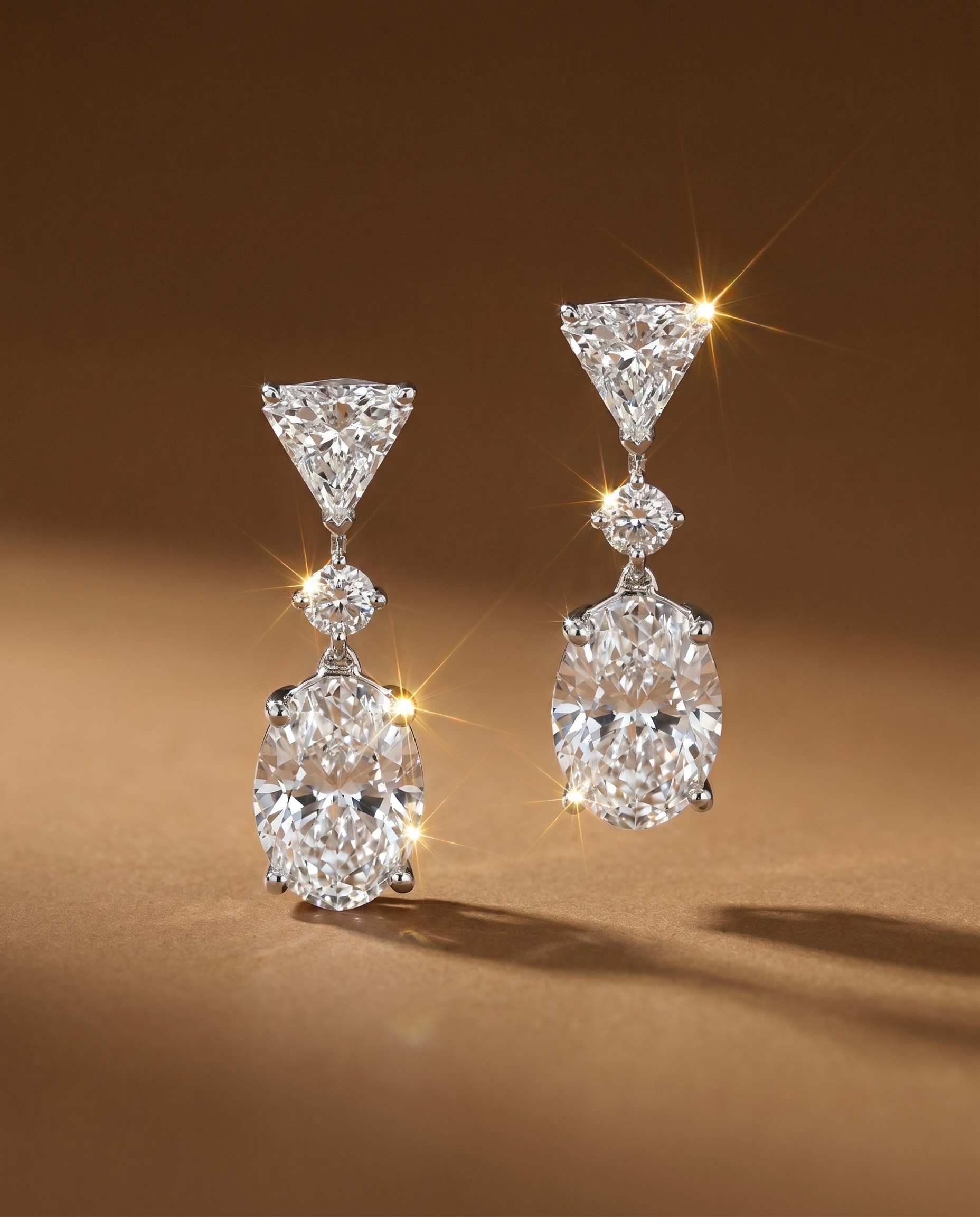 ต่างหูเพชร Amaze Dangling Earrings