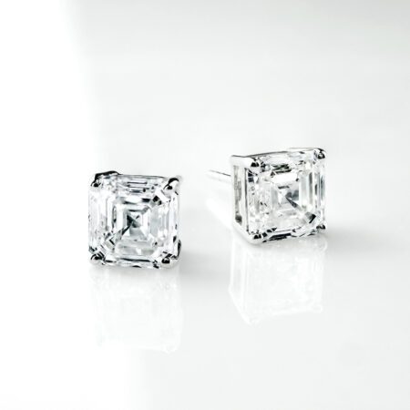 ต่างหู Asscher Stud Earrings