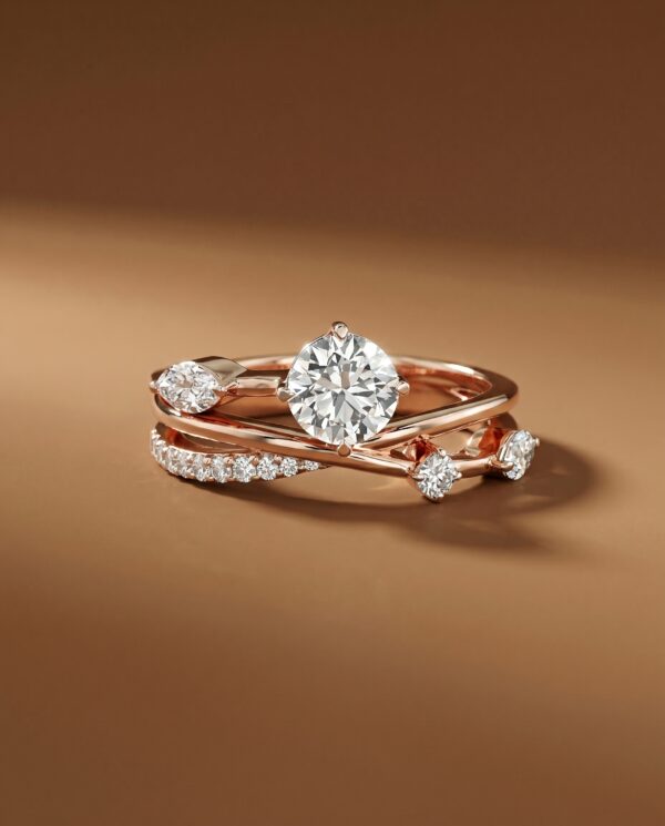 แหวนเพชร Emma Rose Gold Ring
