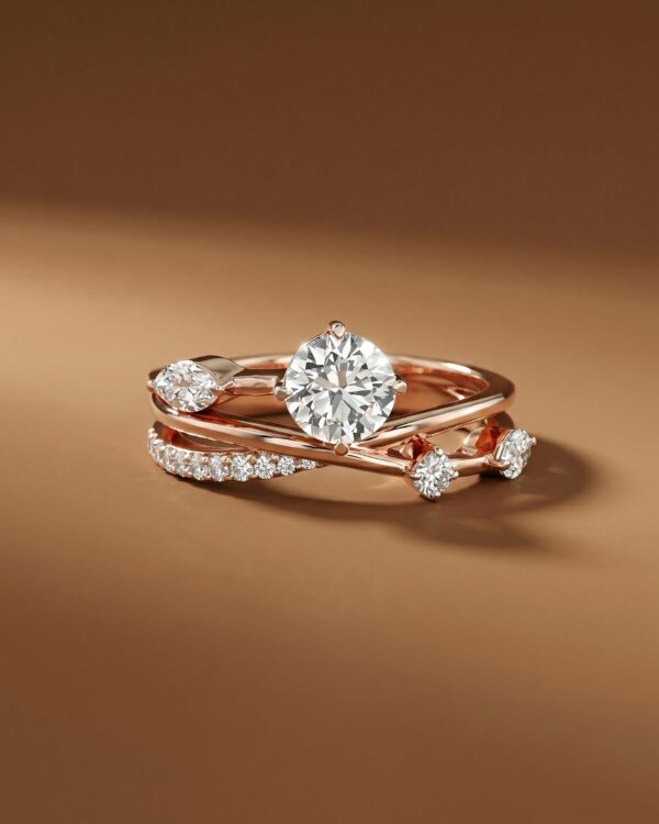 แหวนเพชร Emma Rose Gold Ring