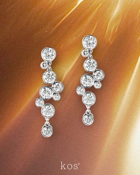 ต่างหูเพชร Tyra Chandalier Earrings