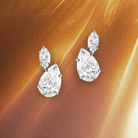 ต่างหูเพชร Petra Stud Earrings