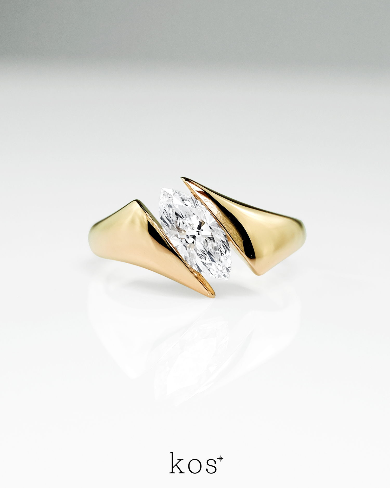 แหวนเพชร Marquise