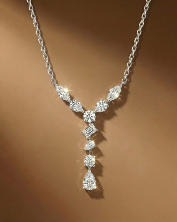 สร้อยจี้เพชร Mix Shape