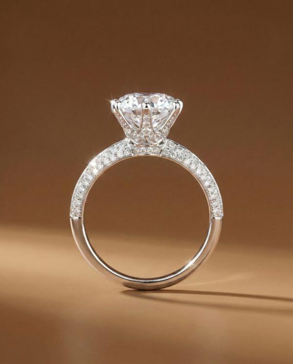 แหวนเพชร The Crown Round Brilliant Ring