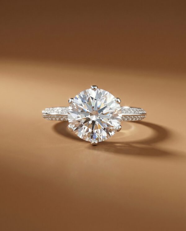 แหวนเพชร The Crown Round Brilliant Ring