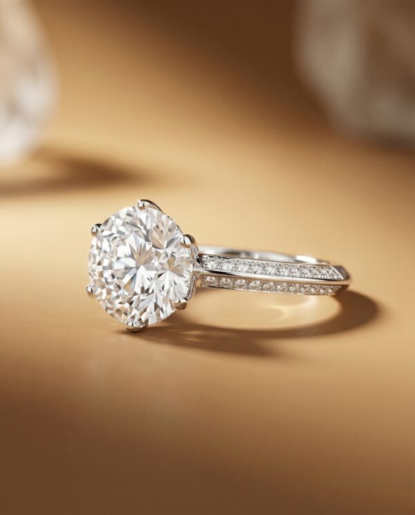 แหวนเพชร The Crown Round Brilliant Ring