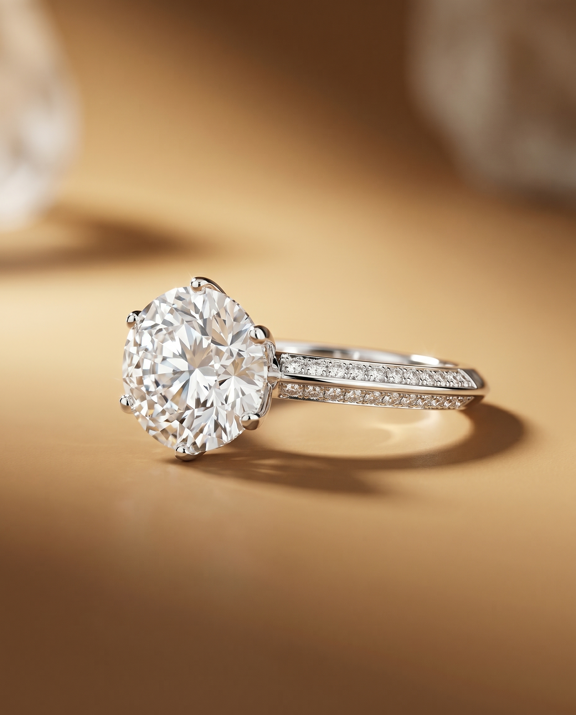 แหวนเพชร The Crown Round Brilliant Ring