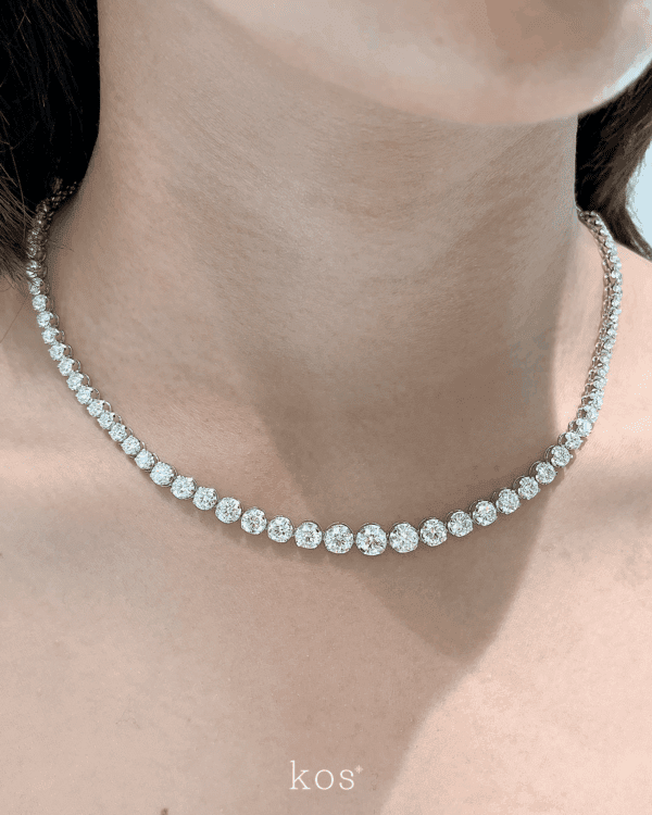 สร้อยคอเพชร Evelle Tennis Diamond Necklace