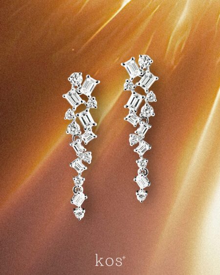 ต่างหูเพชร Taylor Dangling Earrings