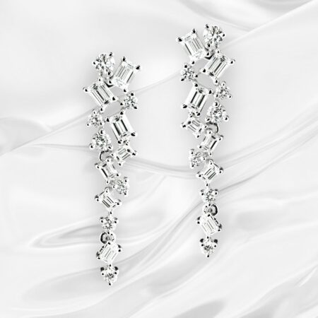 ต่างหูเพชร Taylor Dangling Earrings