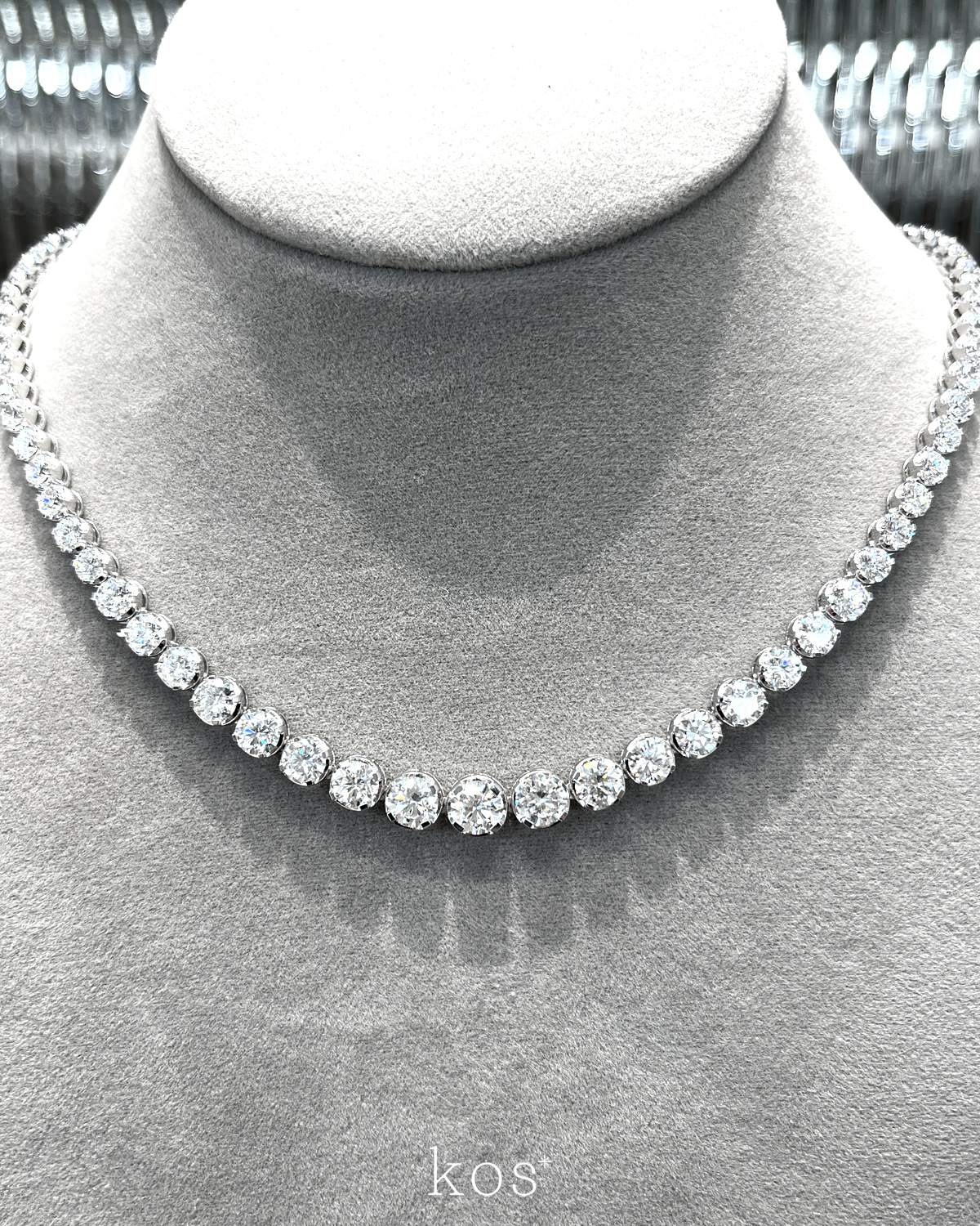 สร้อยคอเพชร Evelle Tennis Diamond Necklace