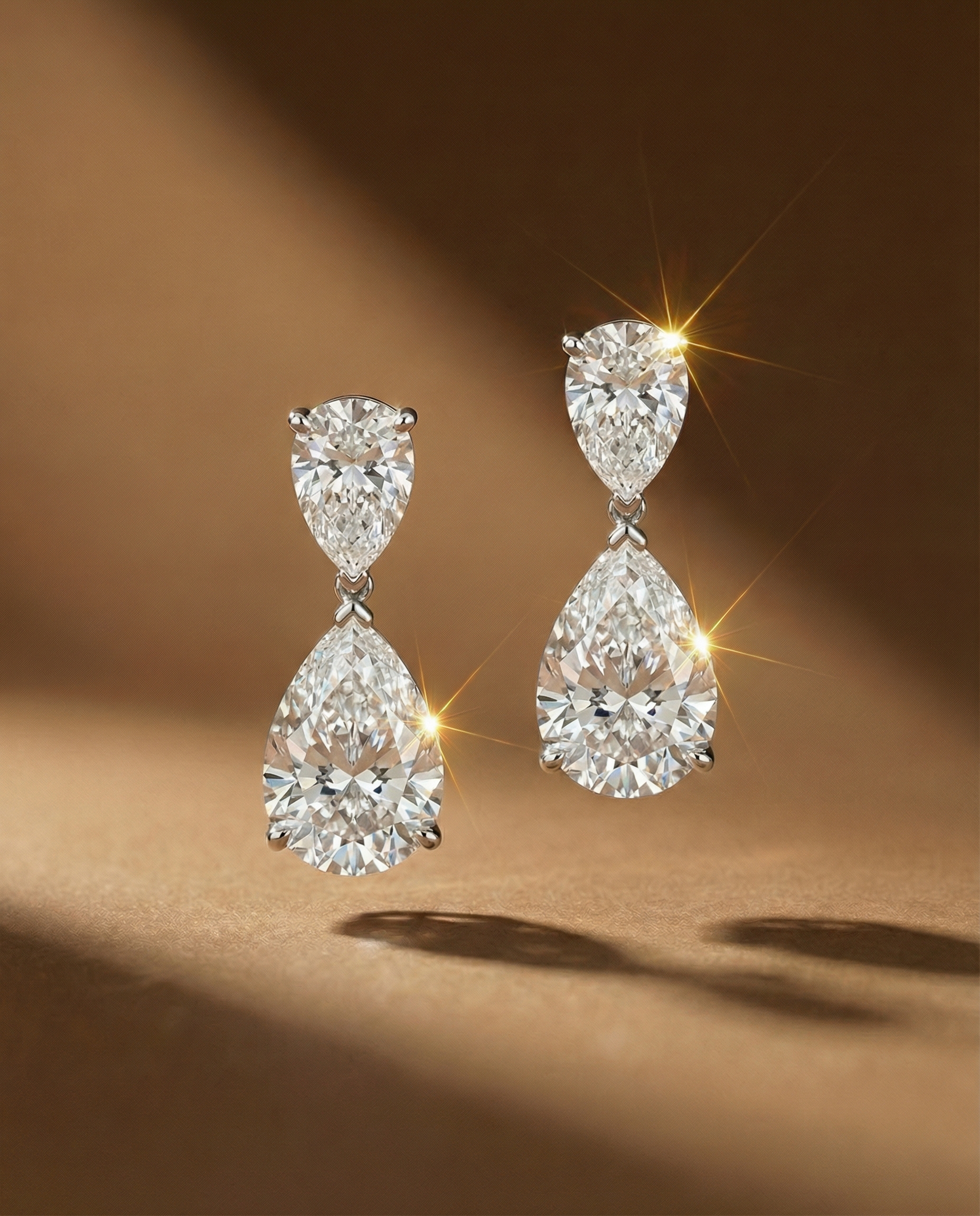 ต่างหูหยดน้ำ Pear Drop Earrings