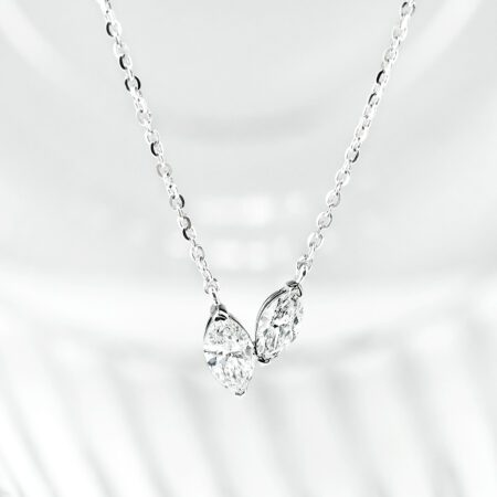 The Marquise Kiss Necklace