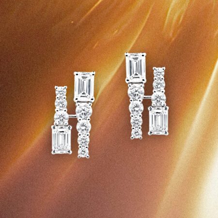 ต่างหูเพชรสไตล์มินิมอล ที่ยังคงความหรูหรา