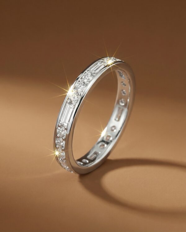 แหวนเพชรแถว-Round-Baguette-ฝังร่อง-Channel-Setting-kos-jewelry